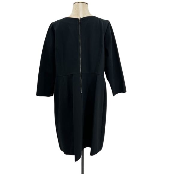 Spanx The Perfect Shift Dress A-line Classic Stretch Ponte Black Plus Size 1X - Picture 9 of 14